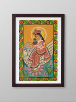 buy Majestic Splendor of Prosperity and Glory Bengal Pattachitra by Manoranjan Chitrakar
