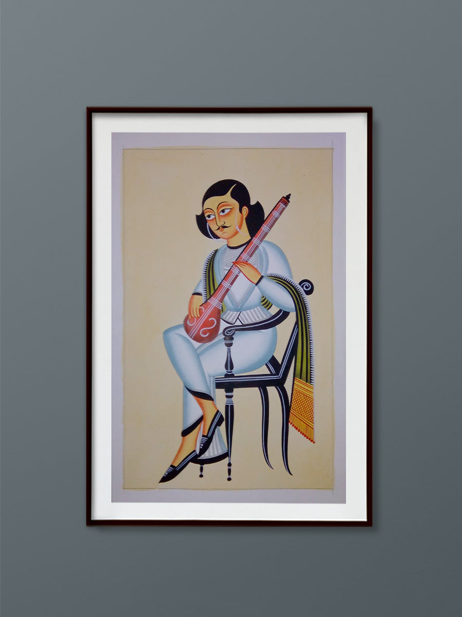 Discover the captivating world of Kalighat style Patua painting today!