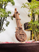 A Blessing of Lord Ganesha: Raw Sandalwood Veena by Om Prakash