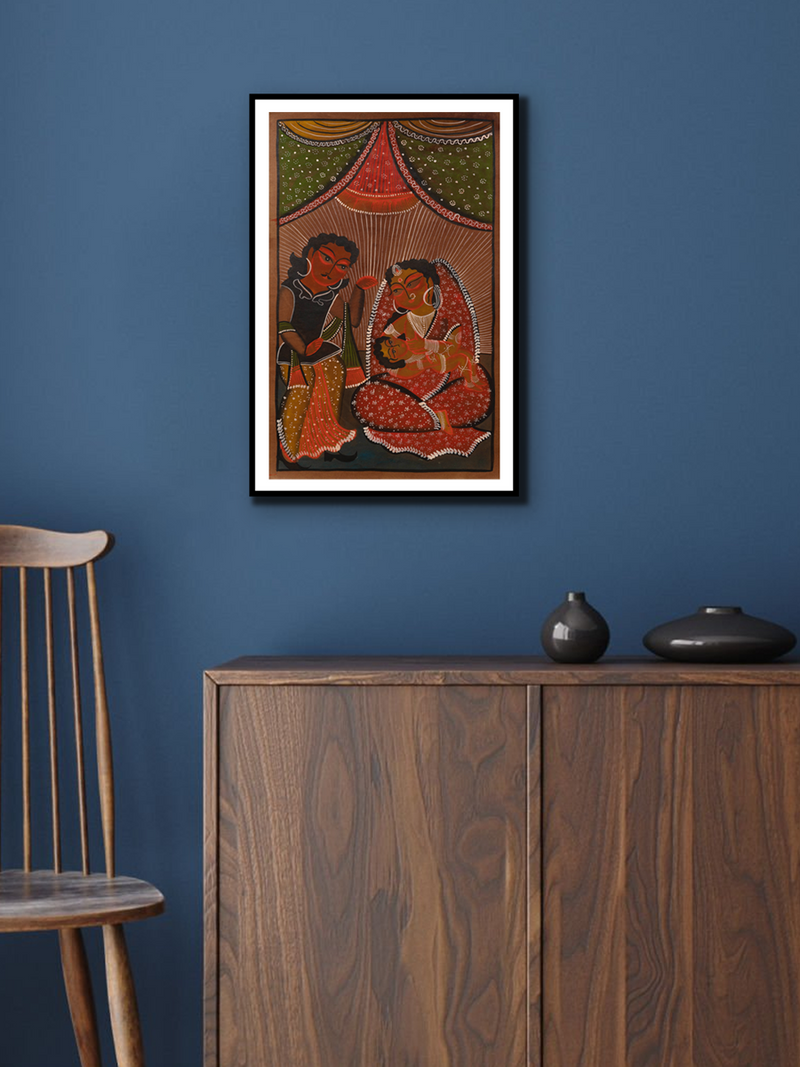 Order A Family's Embrace: Bengal Pattachitra by Swarna Chitrakar