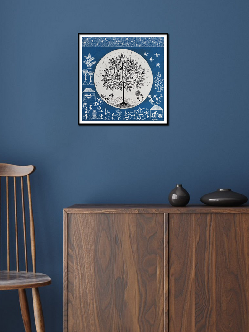 Shop A Glimpse of Village Life: Warli by Dilip Bahotha