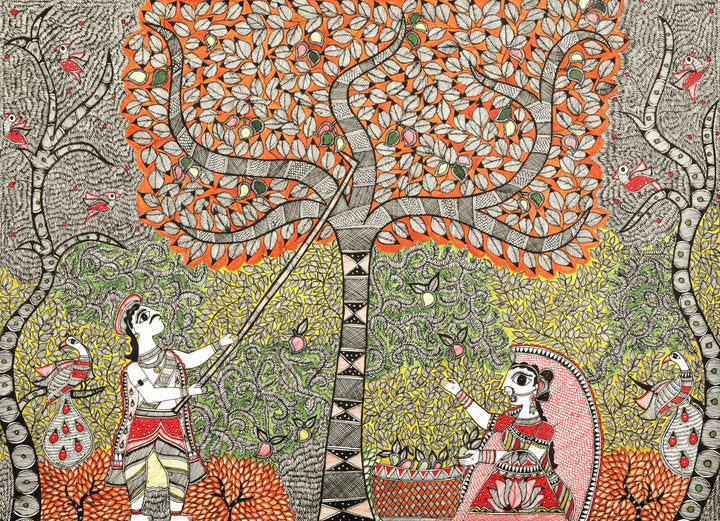 A Madhubani Love Tale by Vibhuti Nath Thumbnail