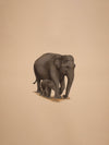 Buy A Majestic Bond The Graceful Elephants, A Mughal Miniature by Mohan Prajapati