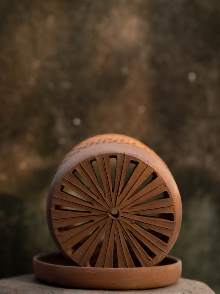 A Tea Light: A Terracotta Marvel by Dolon Kundu Thumbnail