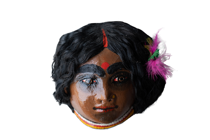 A Tribal Couple: Chhau Mask by Dharmendra Sutradhar Thumbnail