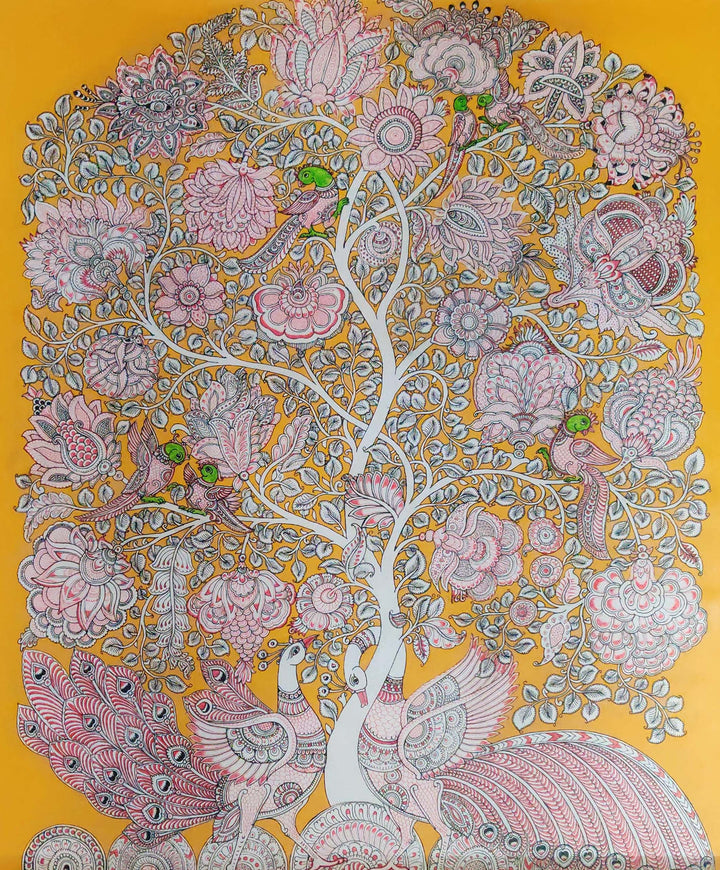 A Vibrant Tree of Life in Kalamkari Inspired Art by Harinath N Thumbnail