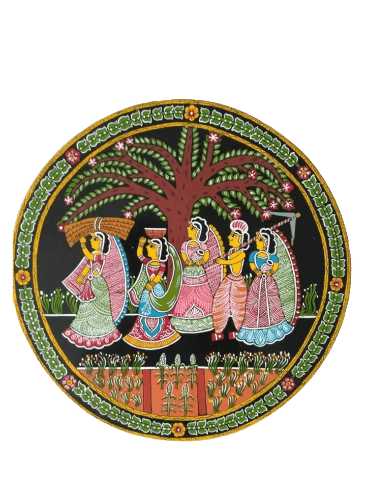 A glimpse at rural practices in Tikuli round art by Ashok Kumar Thumbnail