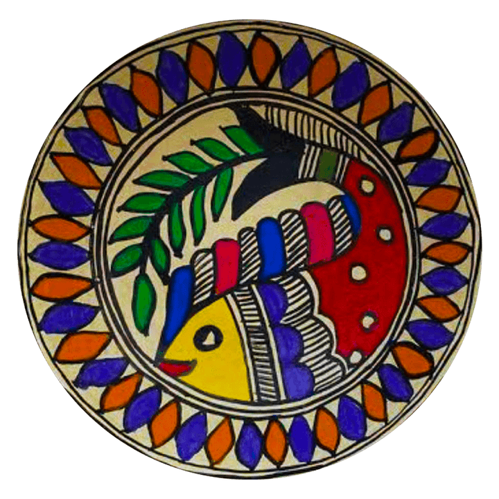 A link to serenity: Madhubani plate art by Priti Karn Thumbnail