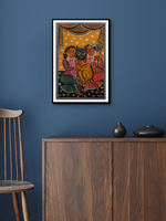 Buy A loving Family in Bengal Pattachitra by Swarna Chitrakar