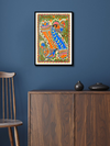 Two Peacock, Madhubani by Ambika devi for sale