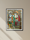 Maakhan Chor: Krishna Madhubani Painting by Ambika Devi for sale