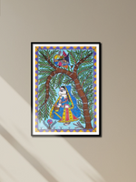 Tree of Life Madhubani Painting by Ambika Devi for sale