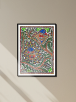 Magical Elegance: Ambika Devi's Madhubani Painting for sale