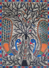 Shop Tree of Life Madhubani Painting By Ambika Devi