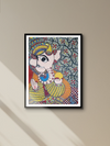 Ganesha Madhubani Painting By Ambika Devi for sale