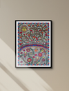 Harmonious Nature Madhubani painting by Ambika Devi for sale