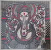Shop Blossoming Ganesha Madhubani Painting By Ambika Devi