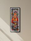 Warrior Ganesha Madhubani Painting By Ambika Devi for sale