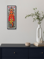 Order Ganesha on Tree of Life Madhubani Painting By Ambika Devi