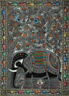 Shop Elephant of the Forest Madhubani Painting by Ambika Devi