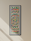 Sacred Symmetry: A Vibrant Madhubani Tapestry by Ambika Devi