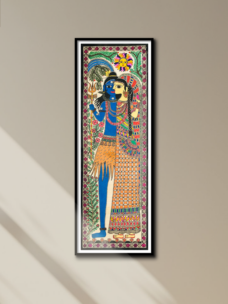 Love Madhubani Painting by Ambika Devi for sale