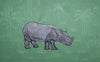 buy One-Horned Rhino in Assamese Painting