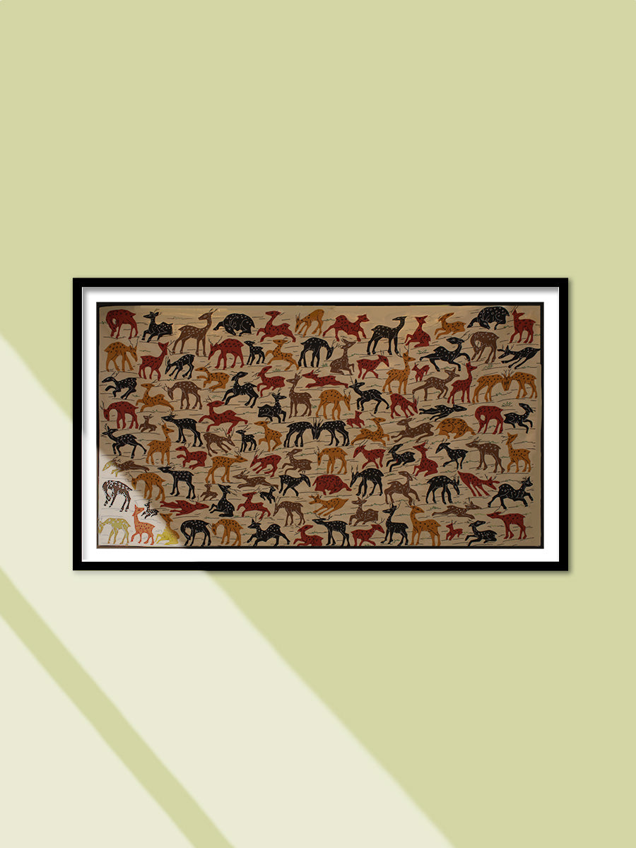Shop Deers in Applique by Purna Chandra Ghosh