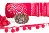POTLI Handmade Wooden Block Print DIY Craft Kit  Dupatta - Pink Paisley  (For All Ages)