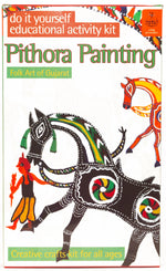 POTLI DIY Educational Colouring Kit - Pithora Painting of Gujarat for Young Artists (5 Years +)