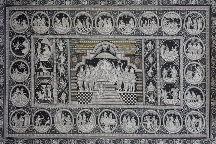 The Story of Ramayana - Pattachitra Painting by Apindra Swain for Home Decor Thumbnail