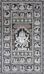 Buy The Story of Ganesha in Pattachitra Art by Apindra Swain