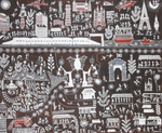 Story of the Covid : Warli Painting by Anil Wangad