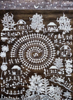 Buy A Warli Village, Warli Art by Dilip Bahotha