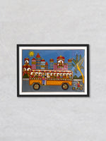 Aboard the Bus: Phad Painting's Mosaic of Travelers 