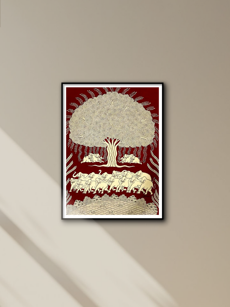 Shop Akshaya Vata Phad Painting by Kalyan Joshi