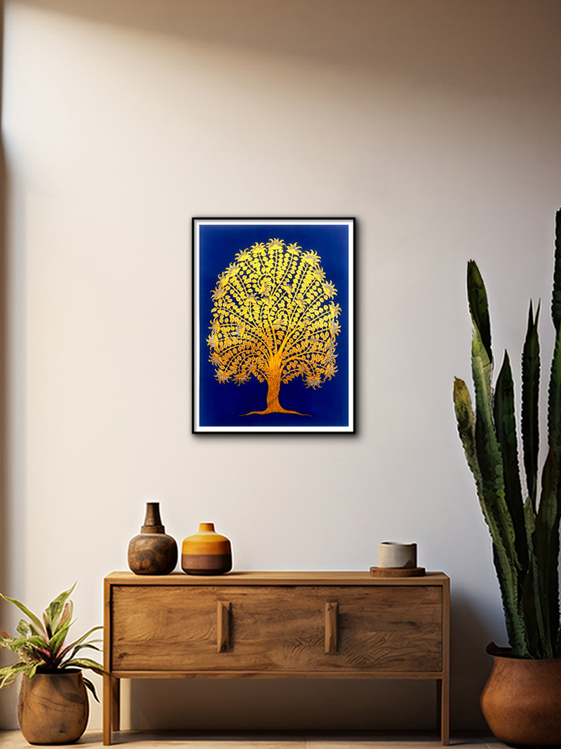 Akshaya Vata Phad Painting by Kalyan Joshi