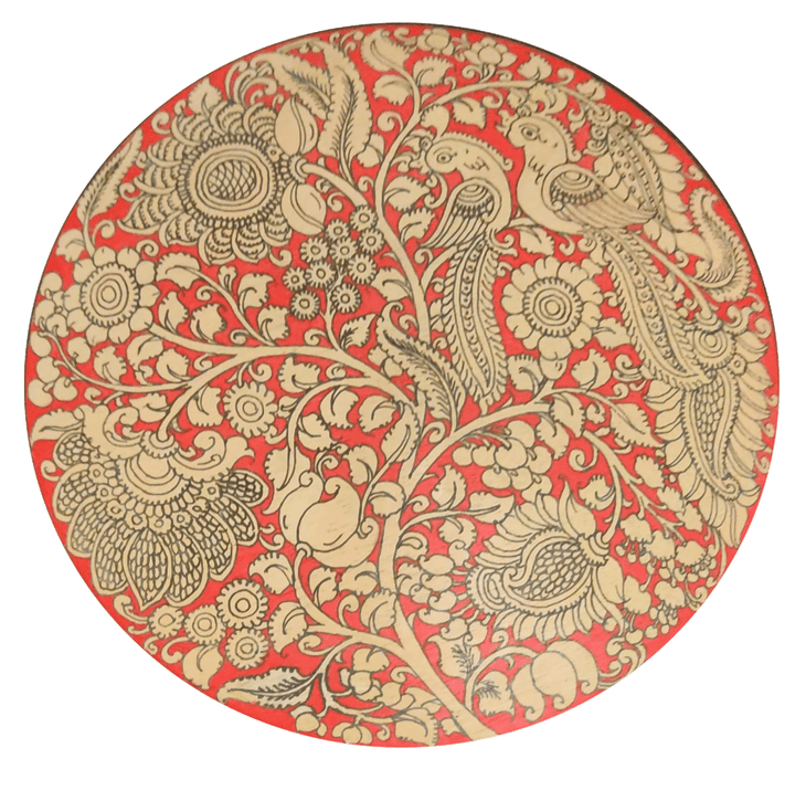 An Avian Tale in Kalamkari Plates by Sudheer Thumbnail