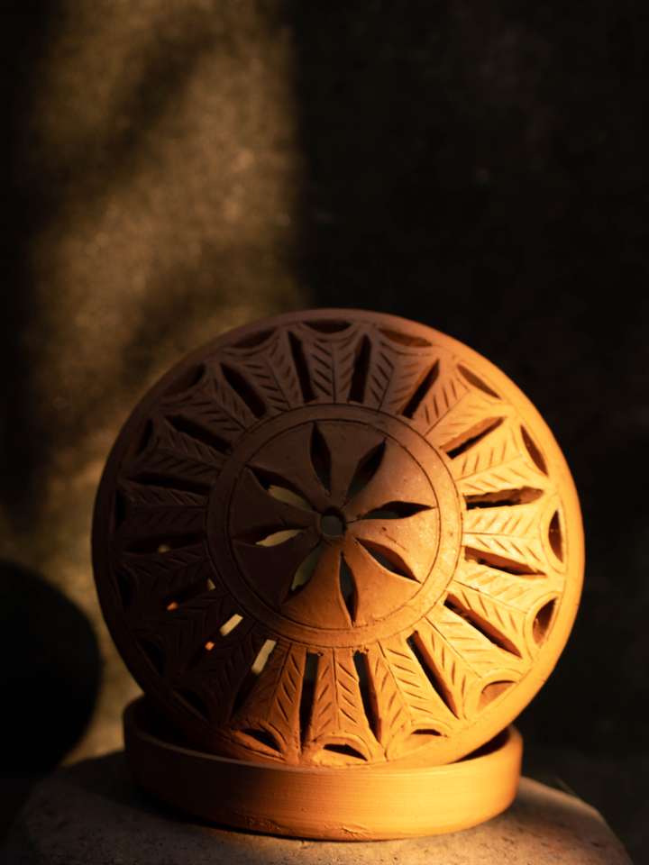 An Illuminating Tea Light: Terracotta Art by Dolon Kundu Thumbnail