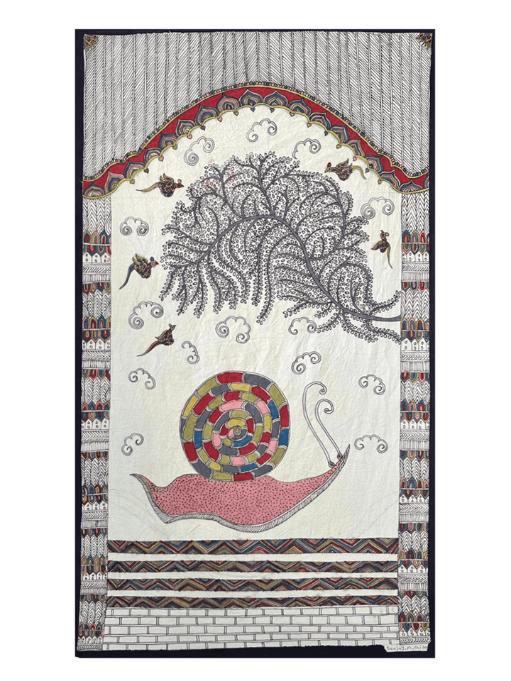 An Ode To Natures Resilience Mata Ni Pachedi By Sanjay Chitara For Home Decor Thumbnail