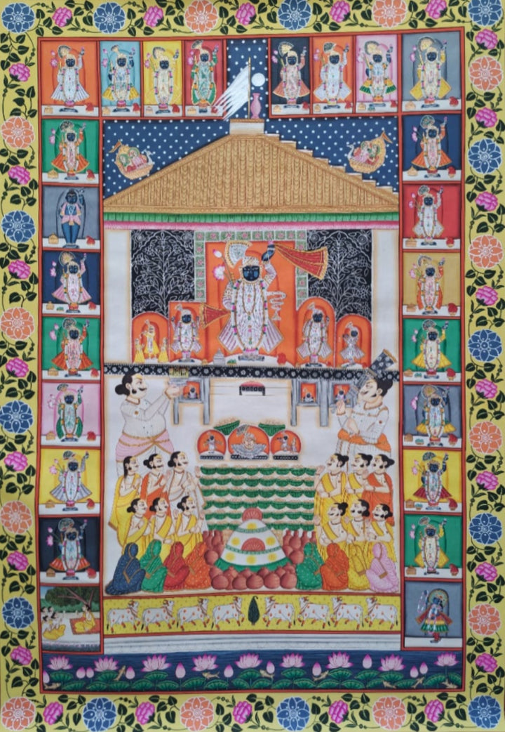 Annakoot In Pichwai by Shehzaad Ali Sherani Thumbnail