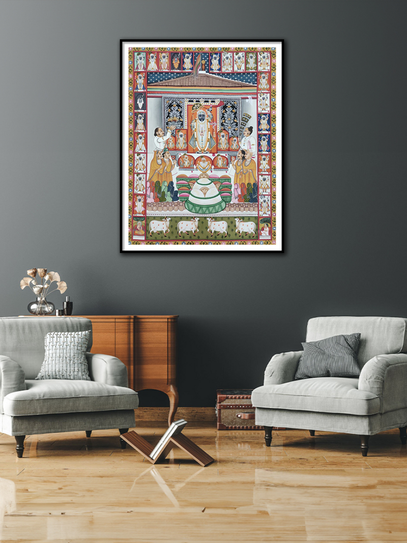 Annakoot splendour: Pichwai painting for sale