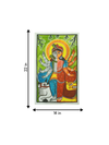 Ardhanarishvara handpainted in Kalighat style for sale
