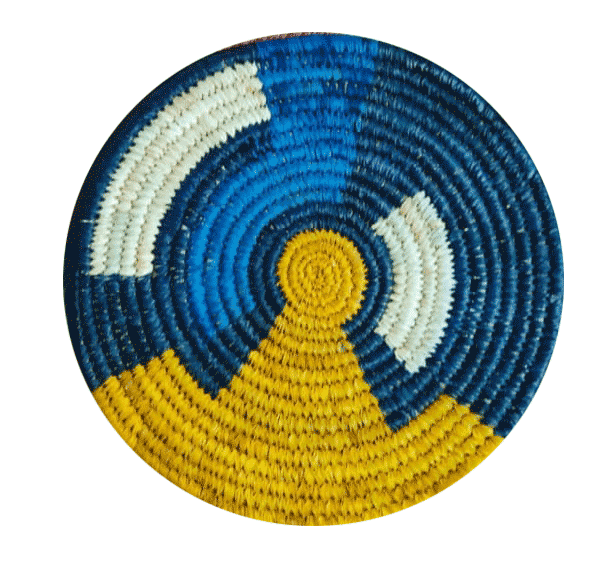 Aurora Radience Coaster in Sabai Grass work by Dipali Mura Thumbnail