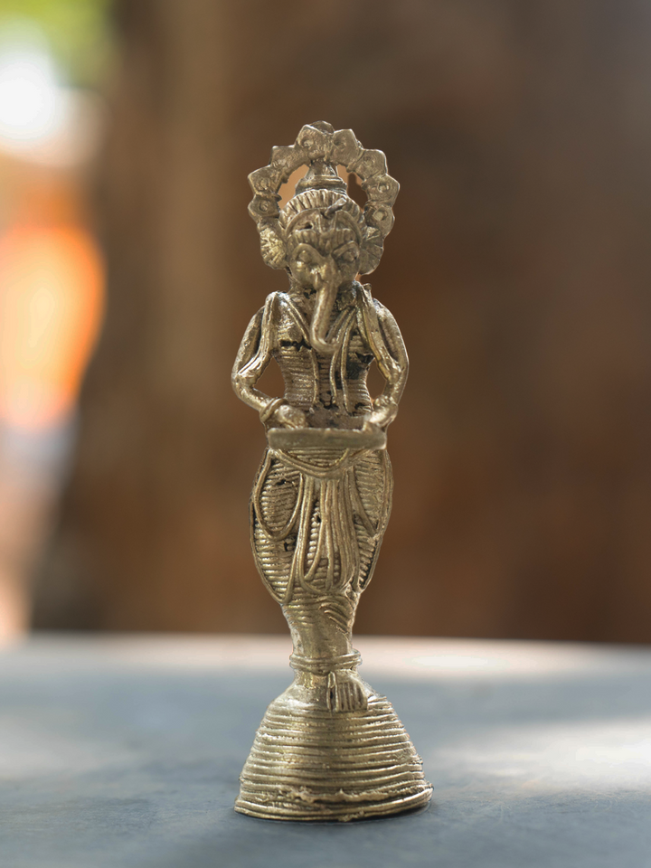 Avatar of Lord Ganesha: Dhokra Handicraft by Kunal Rana Thumbnail