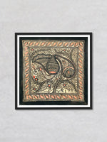 Avian beauty – A tapestry of Madhubani Art, Madhubani Painting by Ambika Devi