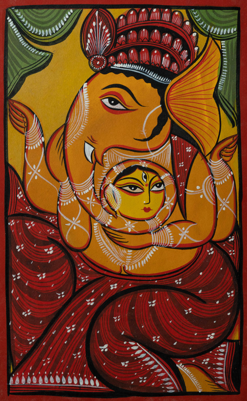Shop Lord Ganesha in Bengal Pattachitra 