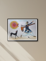 Shop Babu with the Sun in Kalighat by Bhaskar Chitrakar