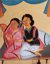 Buy Babu and Bibi in Kalighat by Uttam Chitrakar