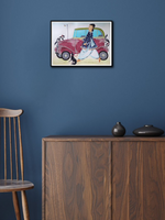 Babu in Kalighat Painting for sale